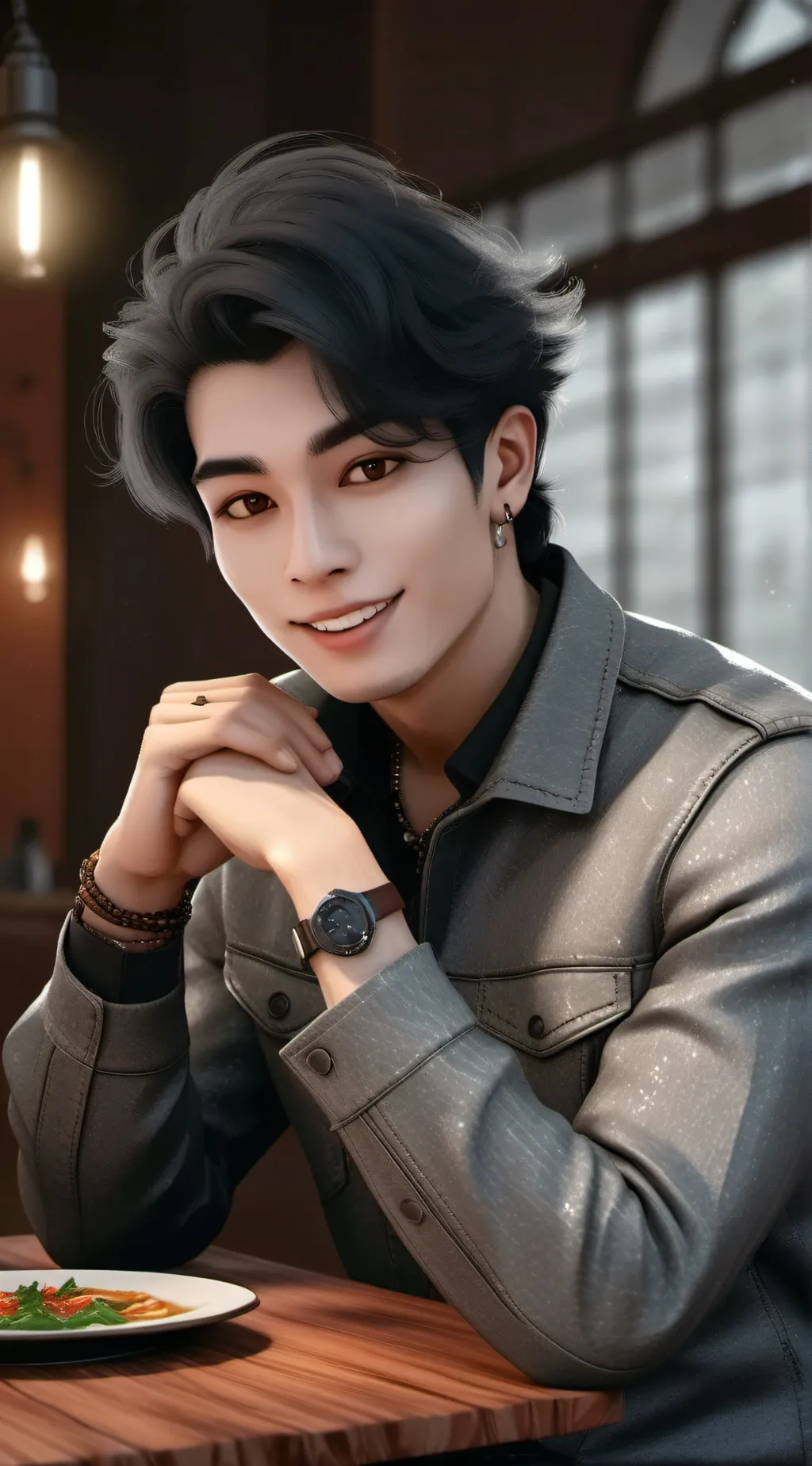 ai character: Daniel makurd background