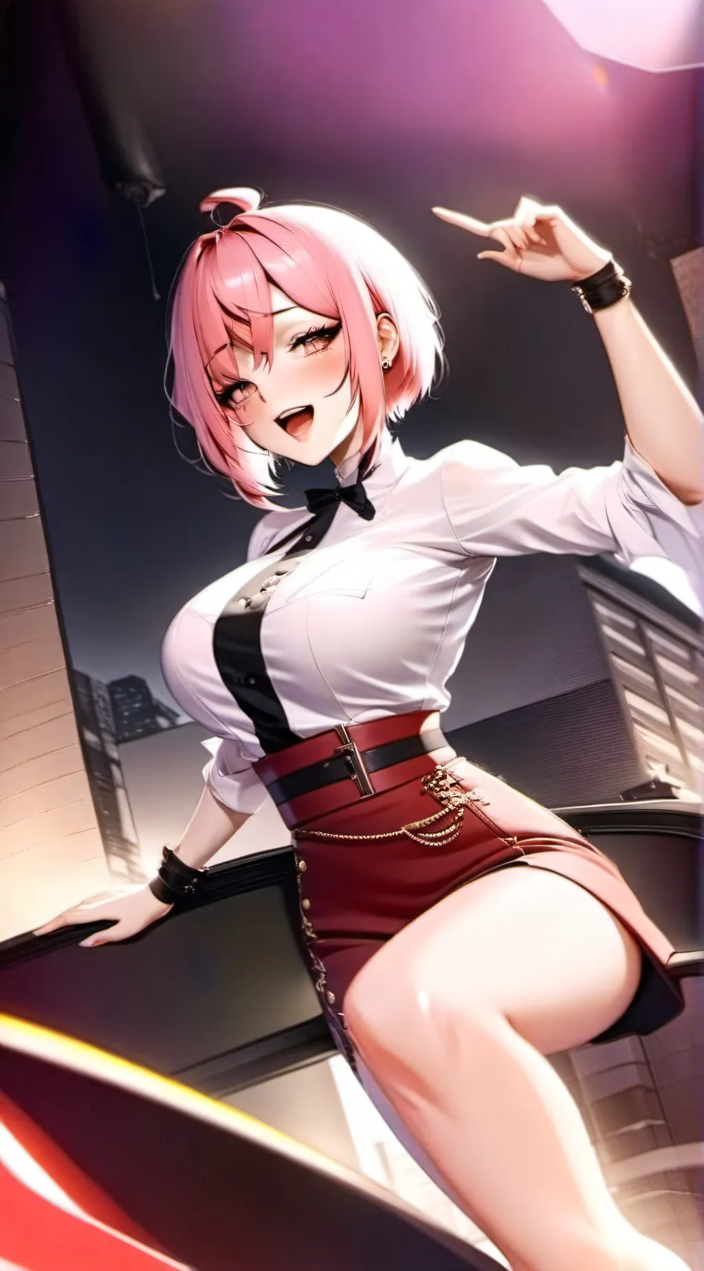 ai character: Aurora background