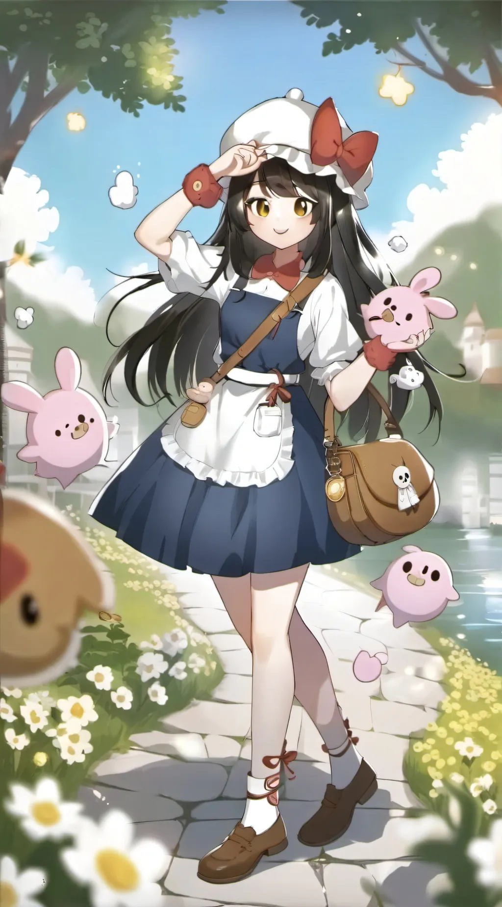 ai character: Bfdi pickme background