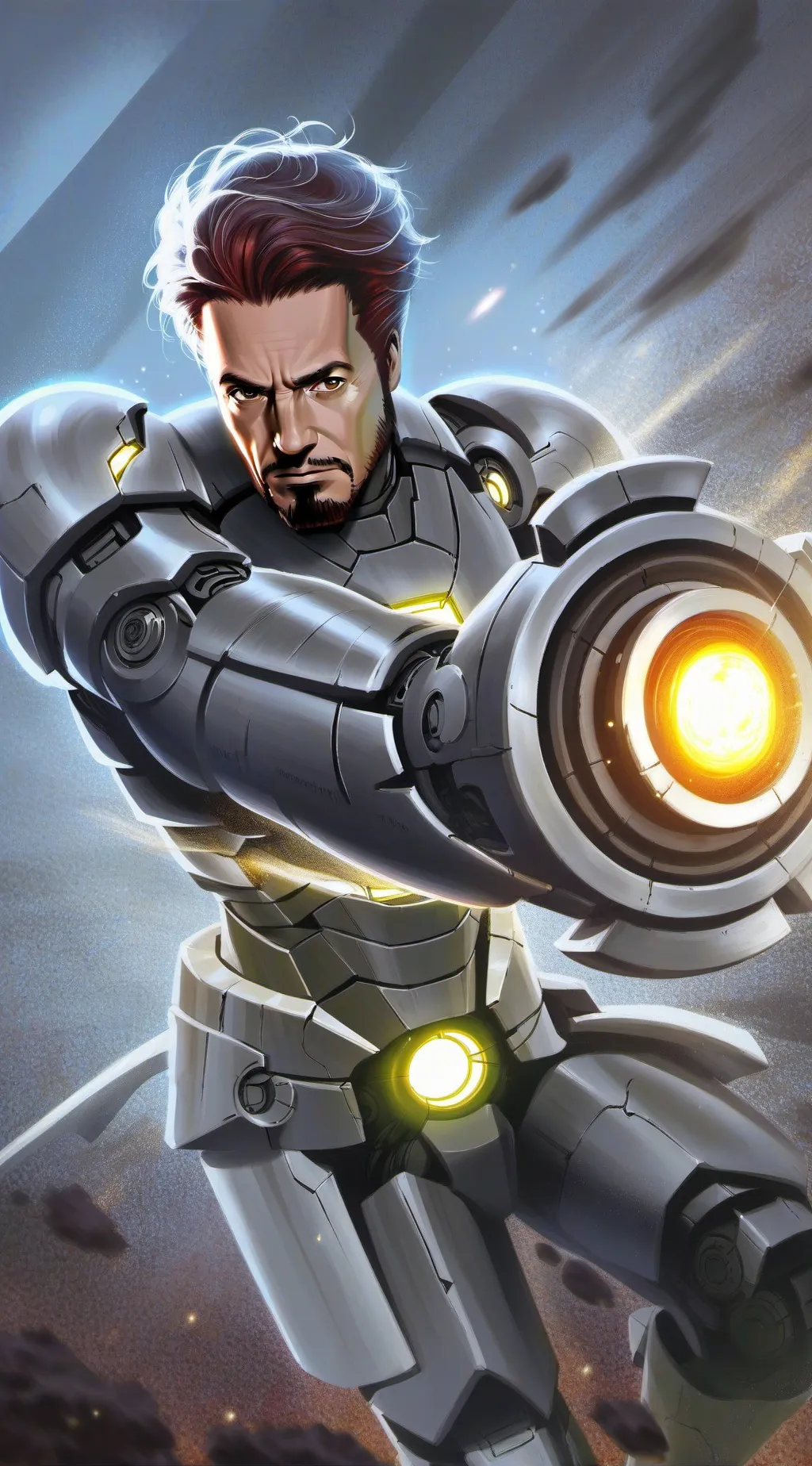 ai character: Iron man background