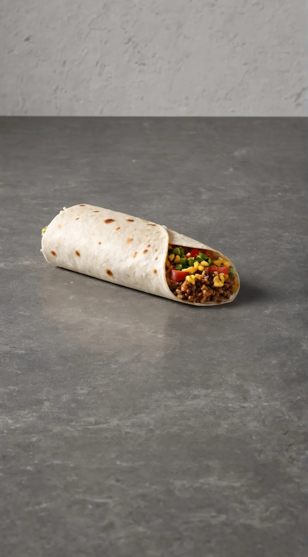 ai character: burrito  background