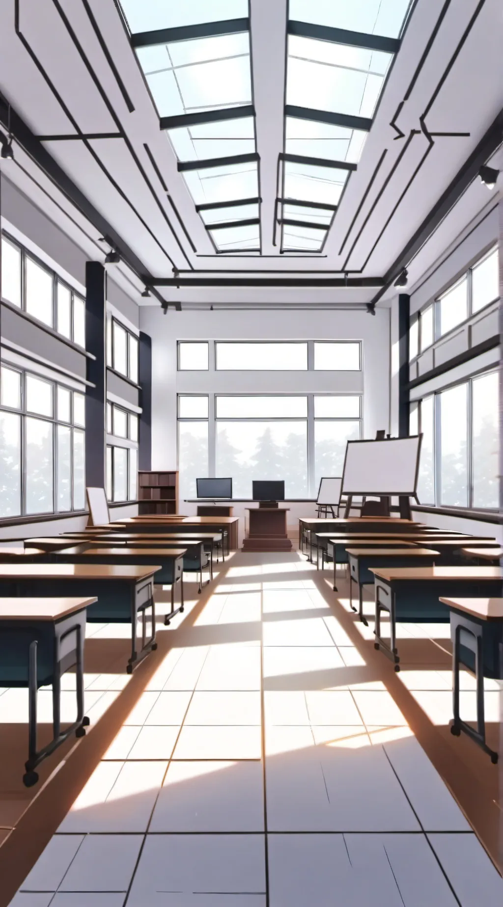 ai character: Prettyblood school background