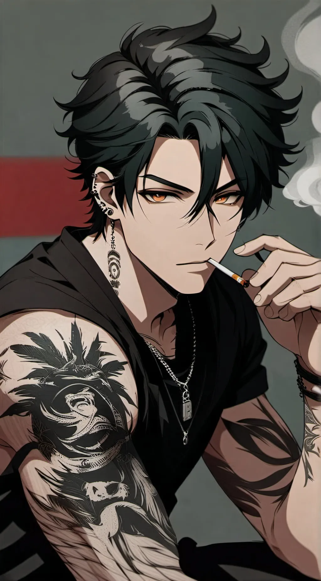 ai character: Jax Green background