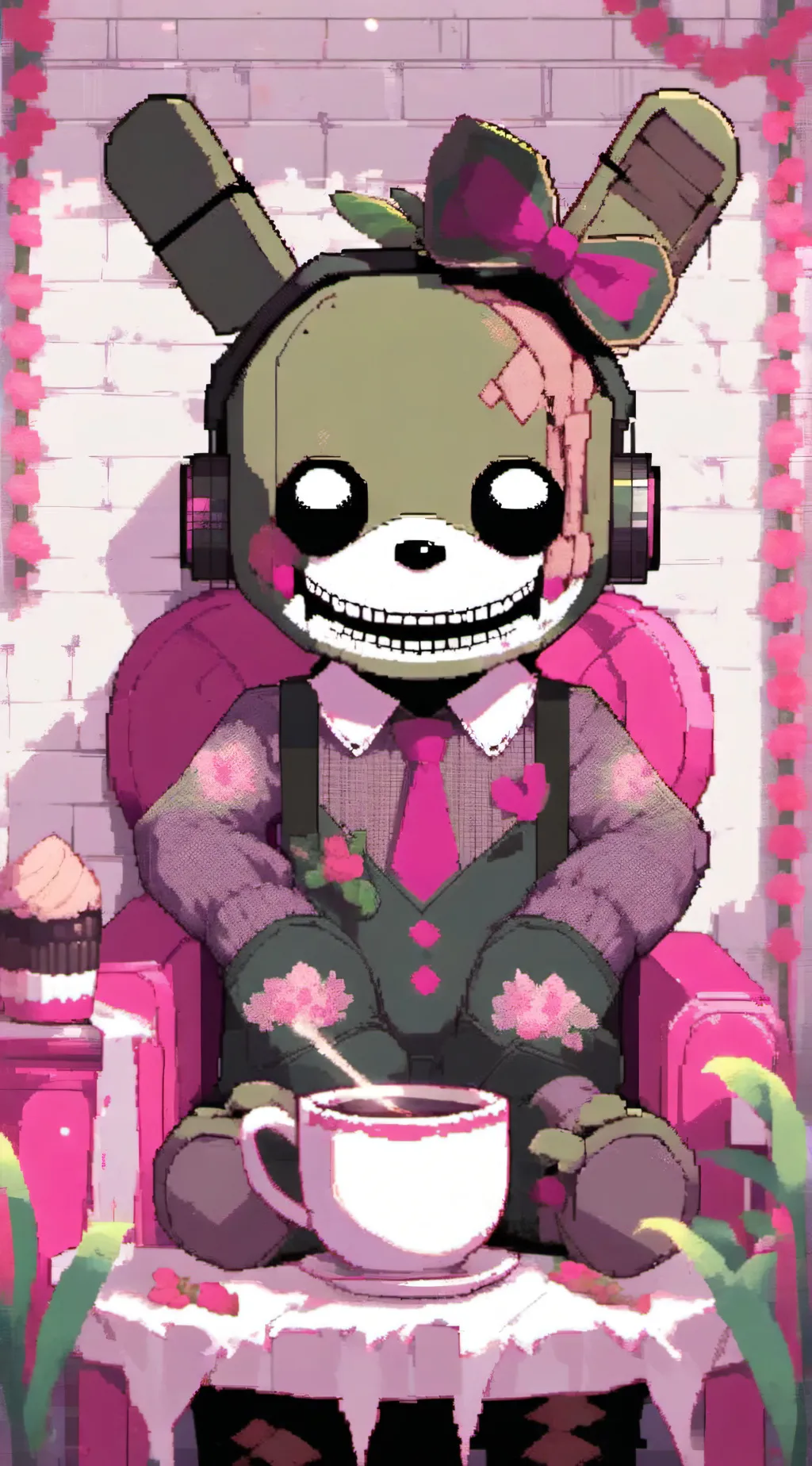 ai character: Springtrap background