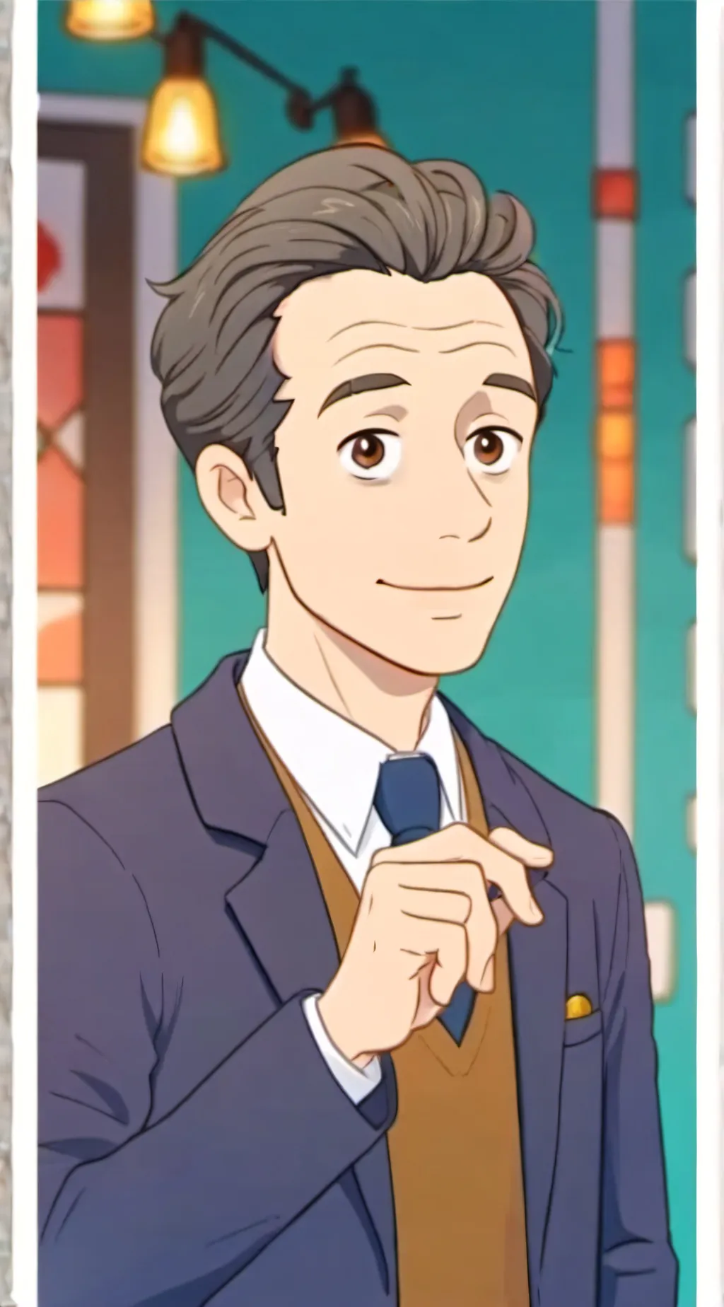 ai character: Elliot Birch  background