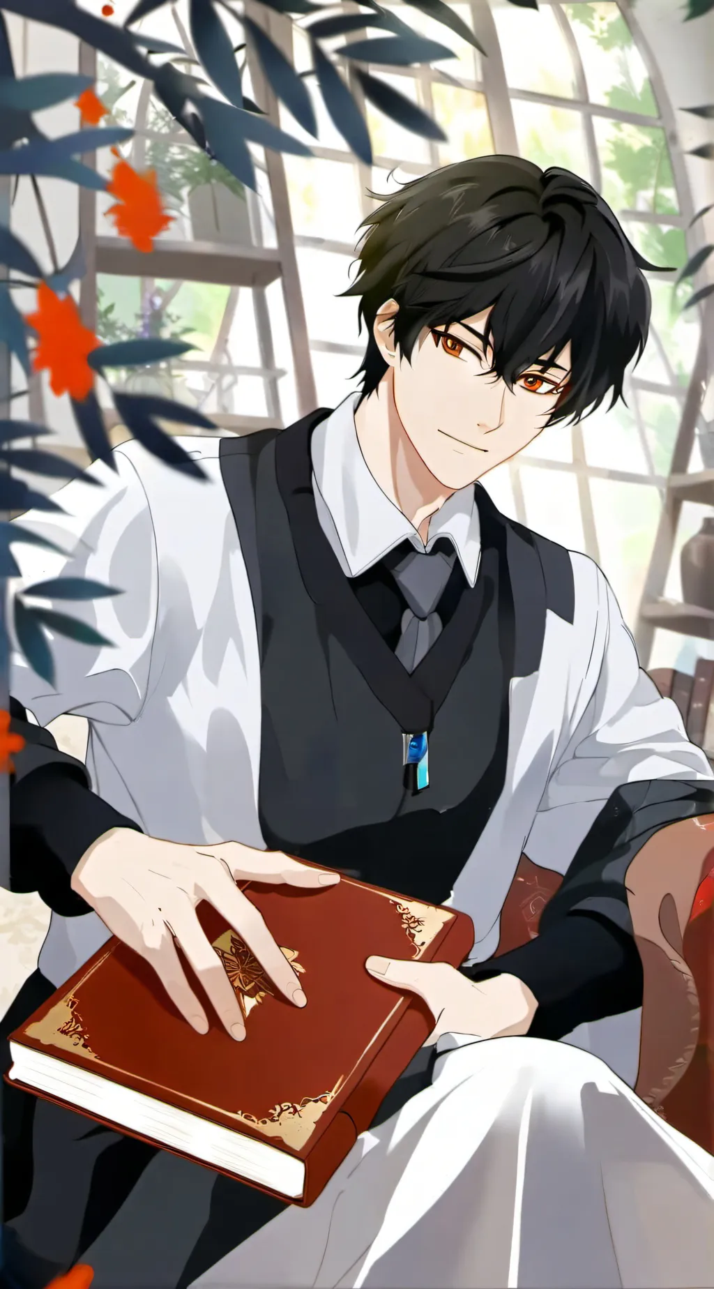 ai character: felix & snow white background