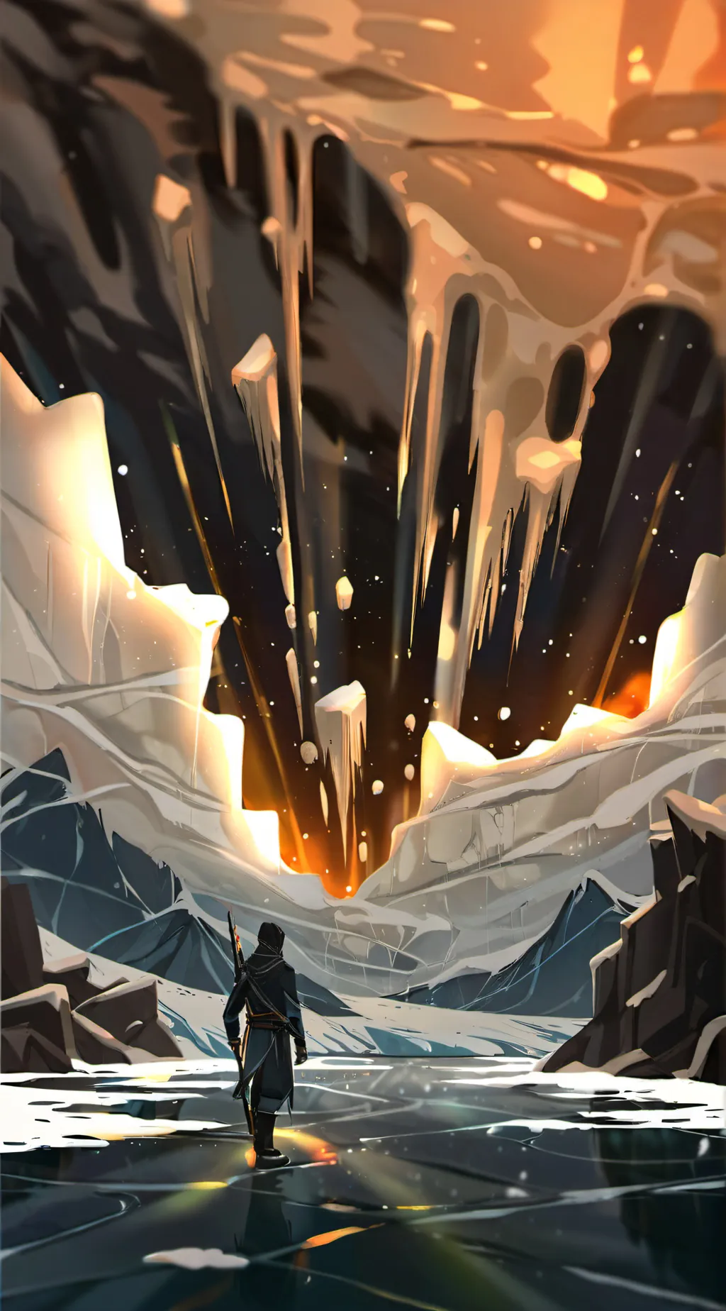 ai character: Uzi's fall ✰✰✰ background