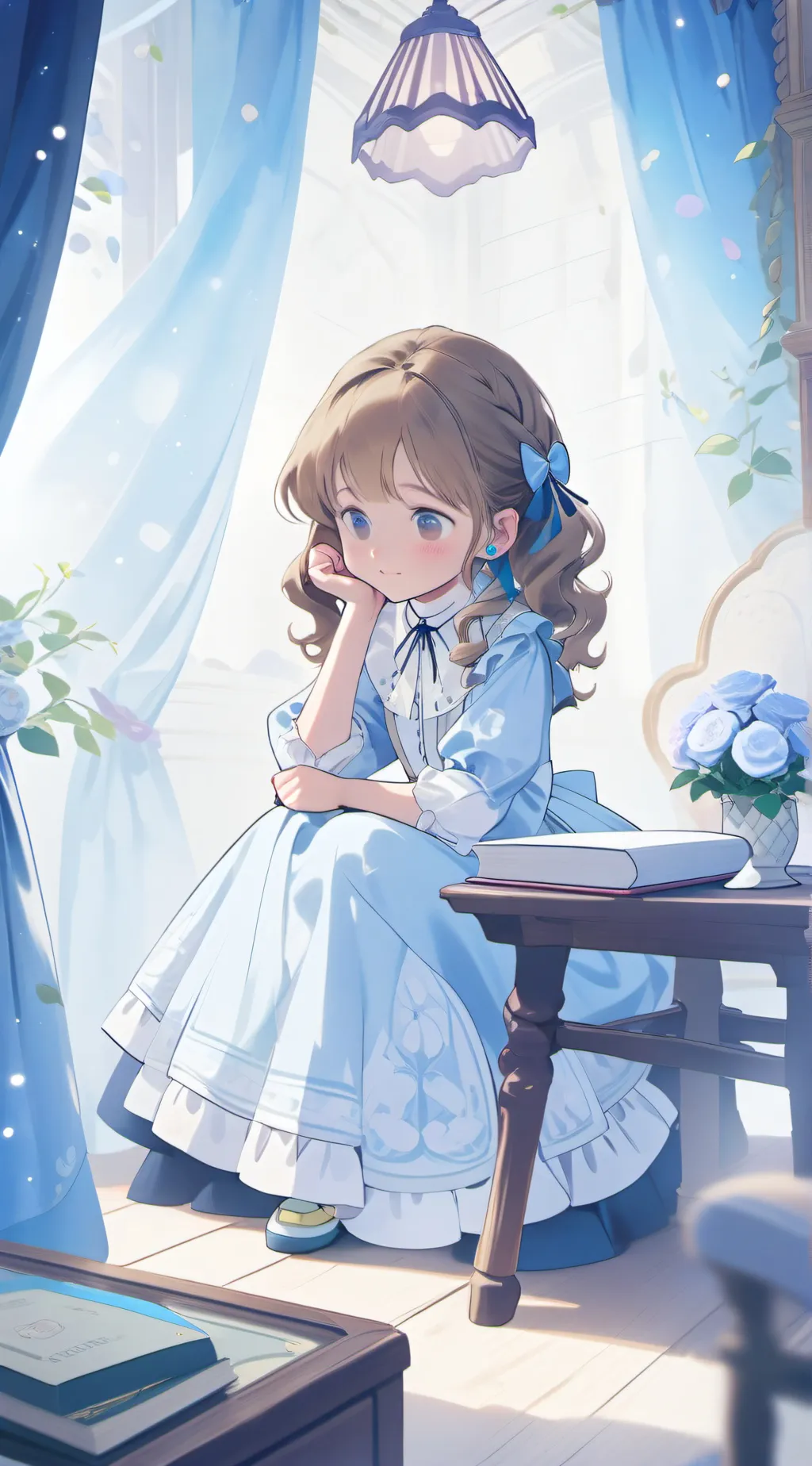 ai character: 🍓🎀Kelsey🧸🌺 background