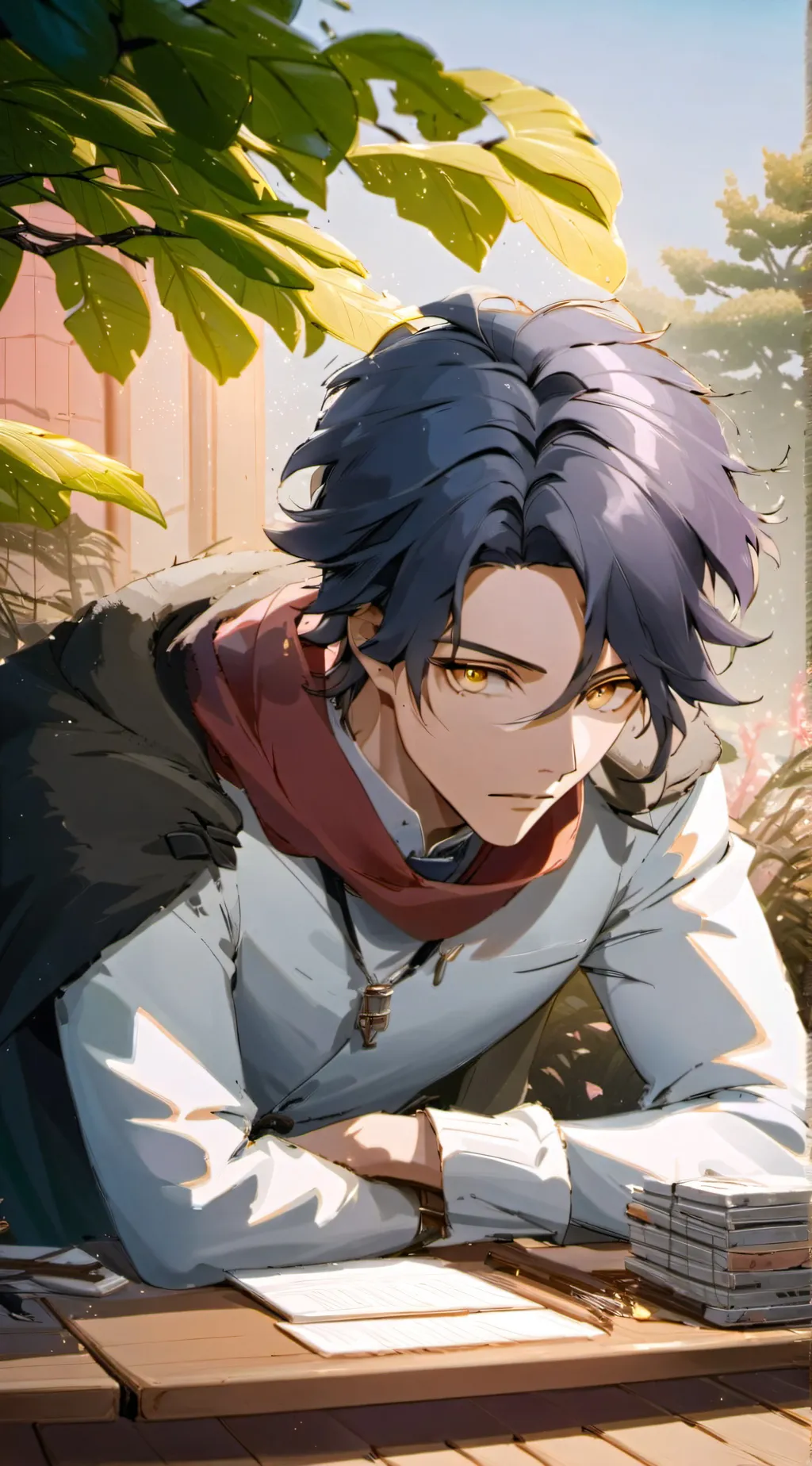 ai character: Lukas Craige background