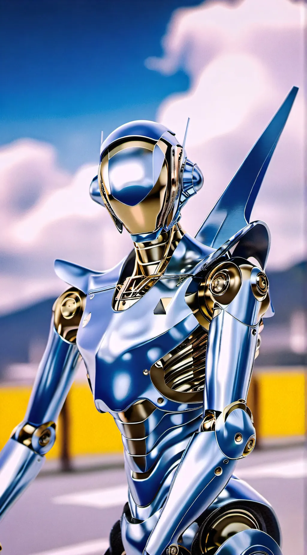 ai character: soundwave background