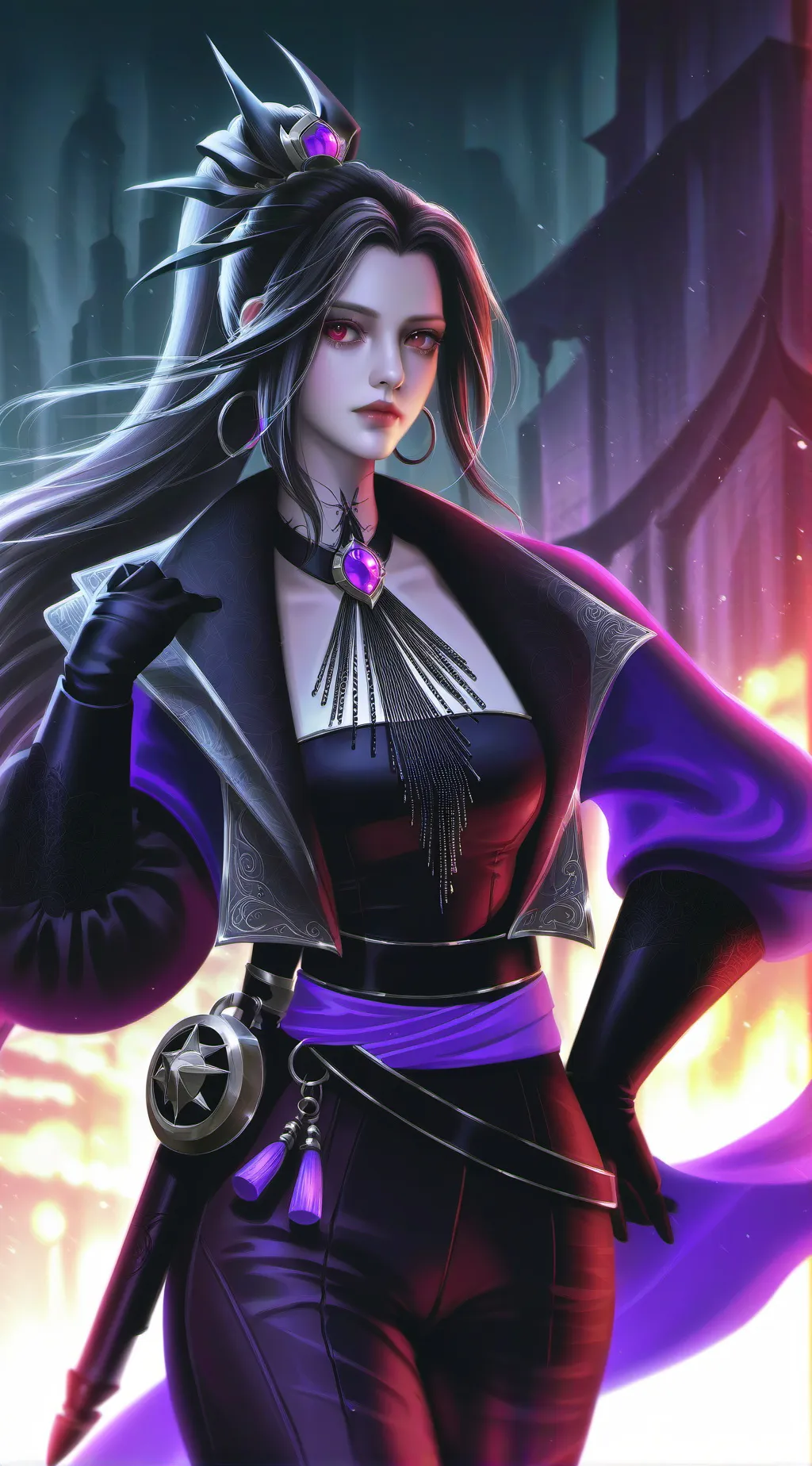 ai character: Crystal background