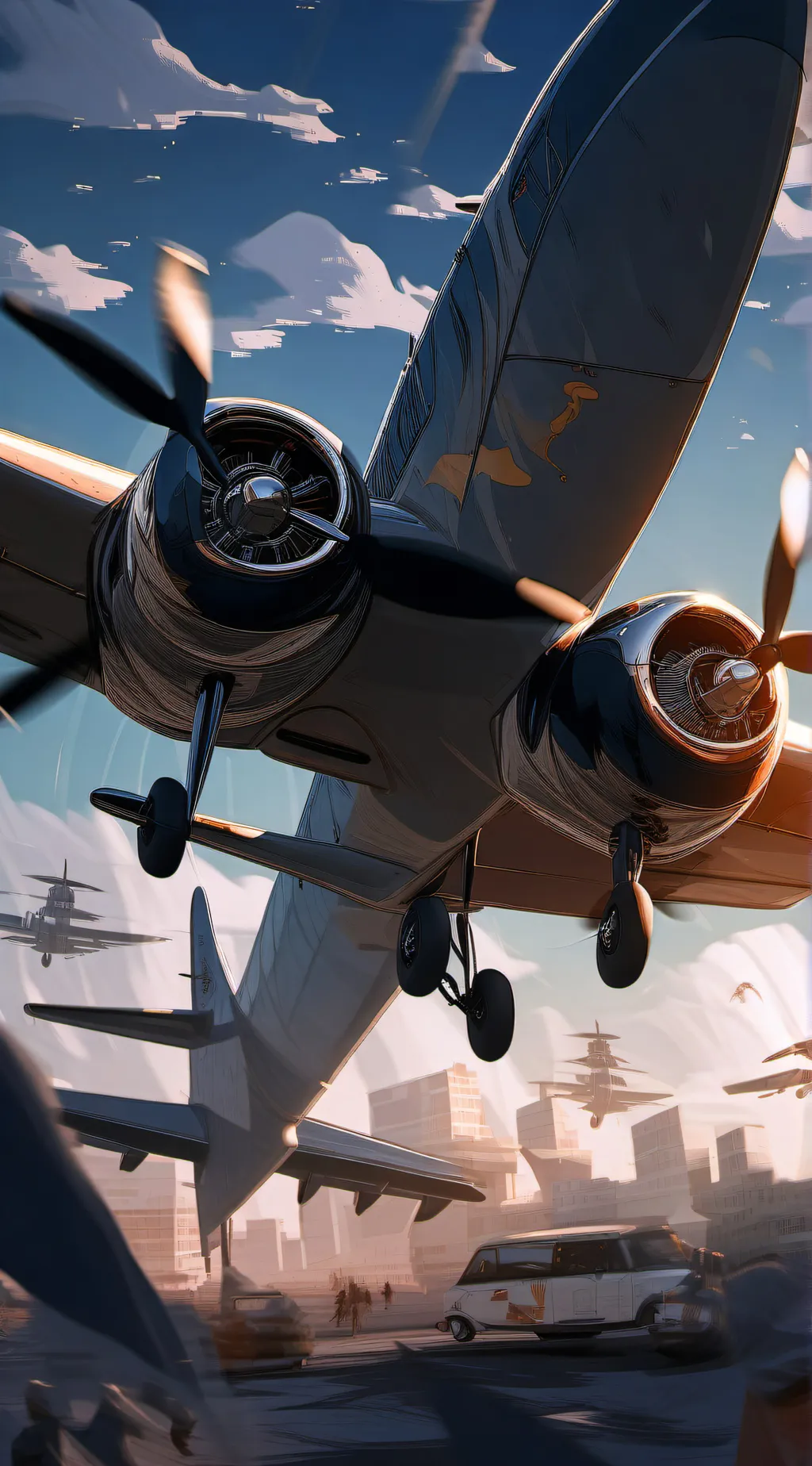 ai character: Planes world background