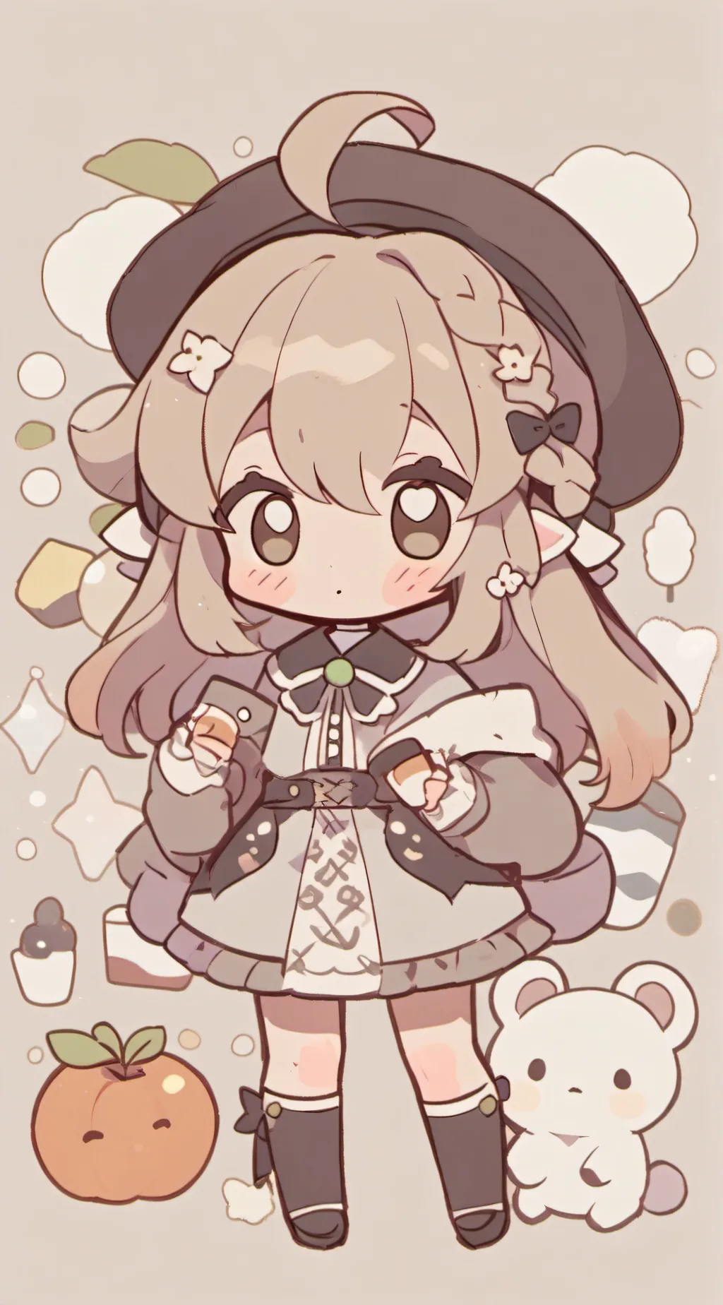 ai character: Slenderman × Jeff background