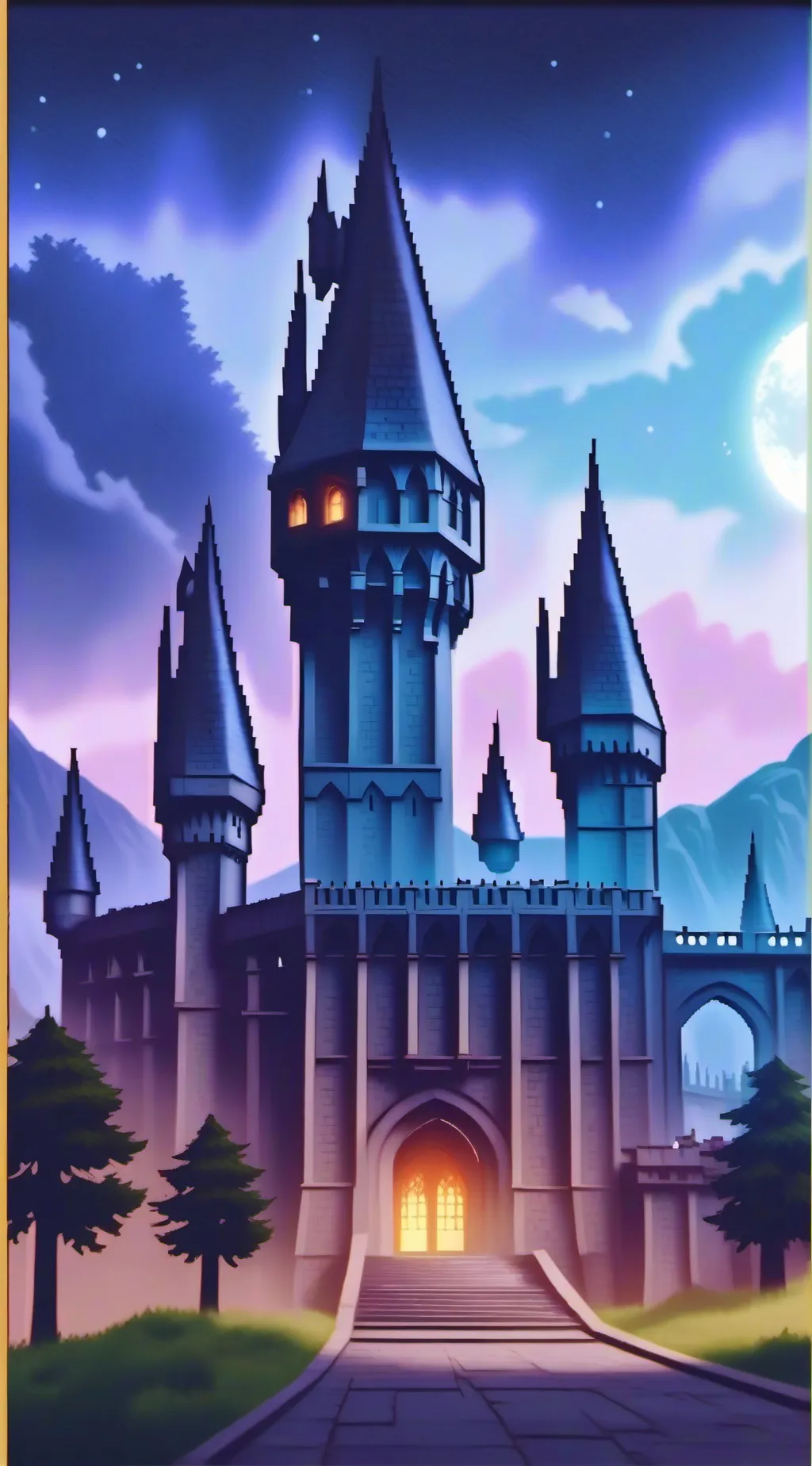 ai character: Levine Academy background