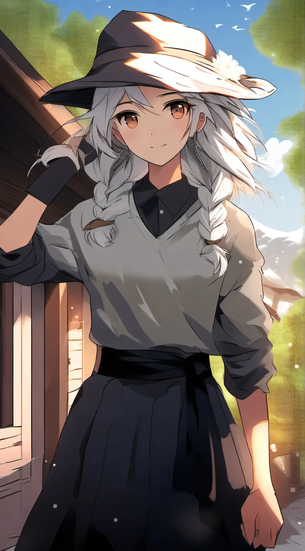 ai character: demon slayer  background