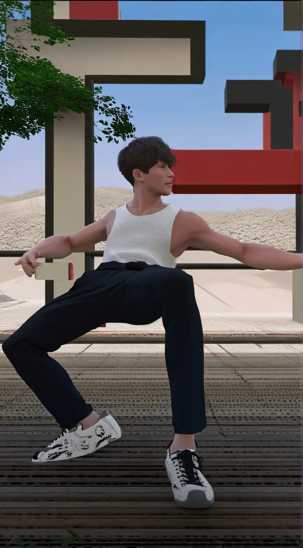 ai character: Luke and Alex background