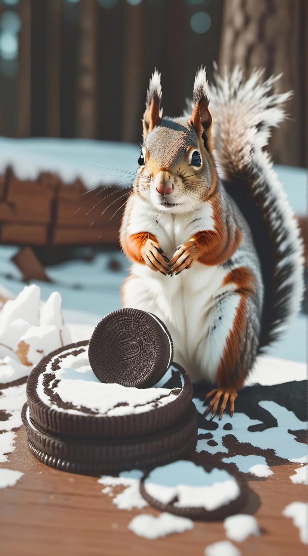 Talkie AI - Chat with Oreo Squirrel🖤🤍