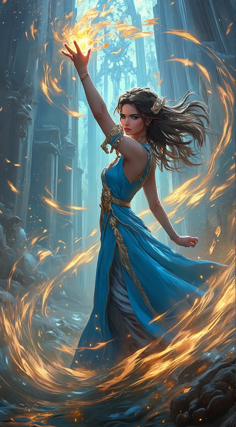 ai character: karu  background