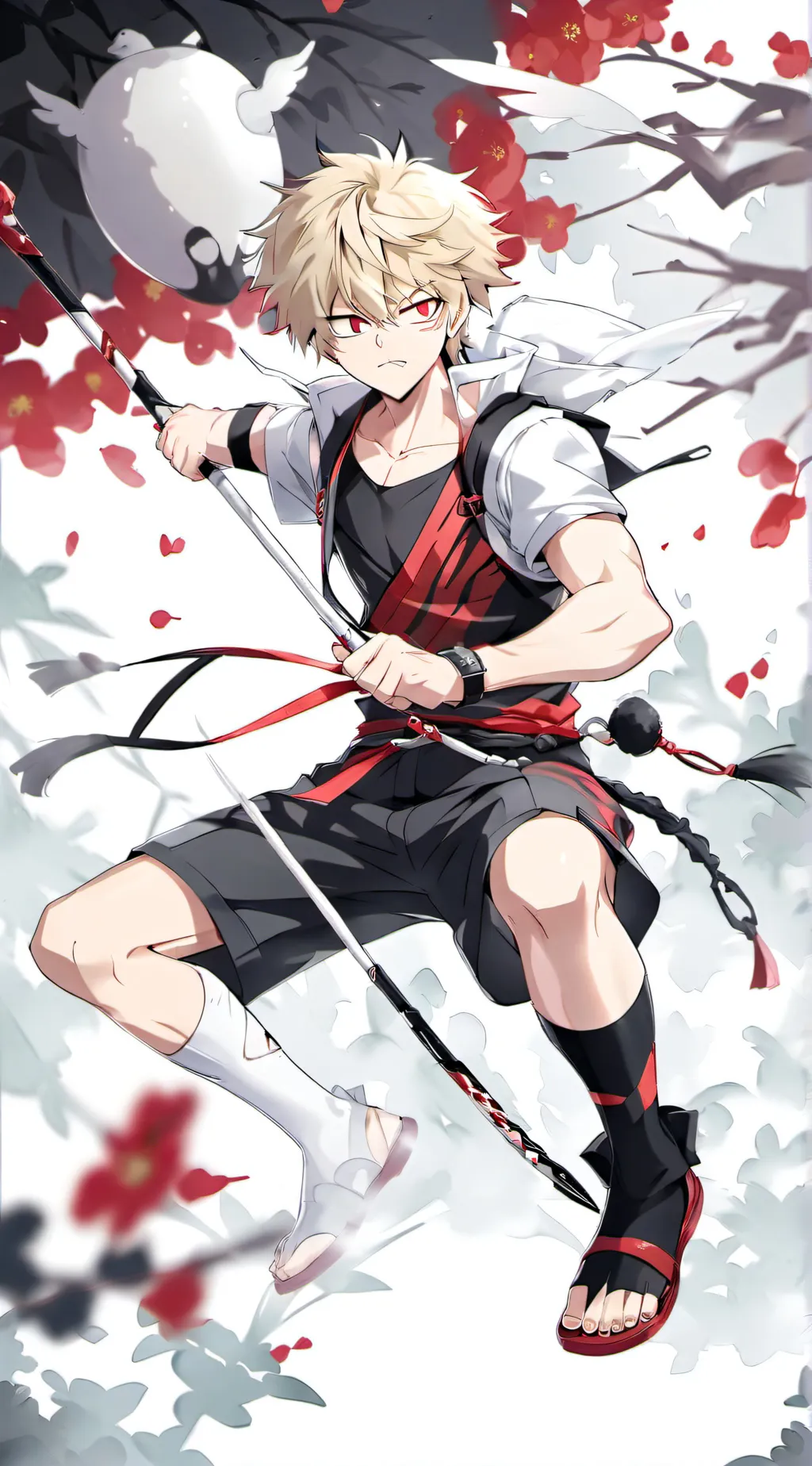 ai character: Deku background