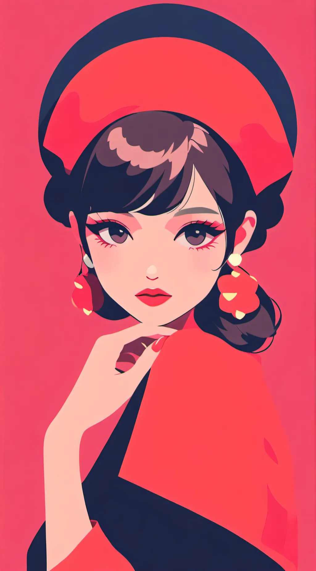 ai character: Dti girl background