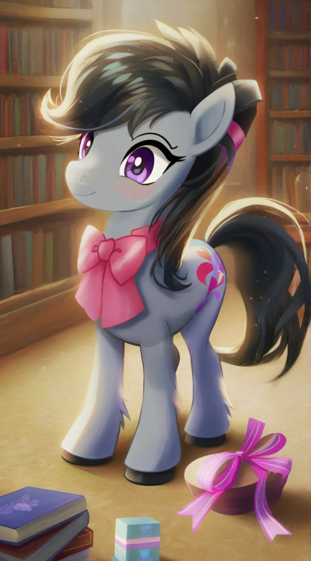 ai character: Octavia Melody  background