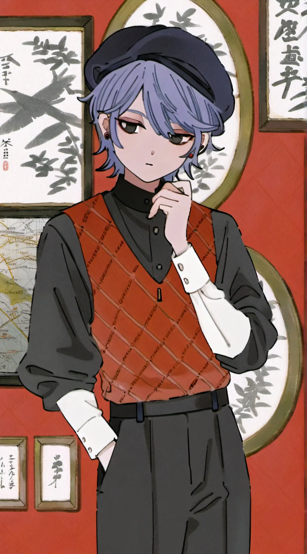 ai character: Phoenix ￼ background