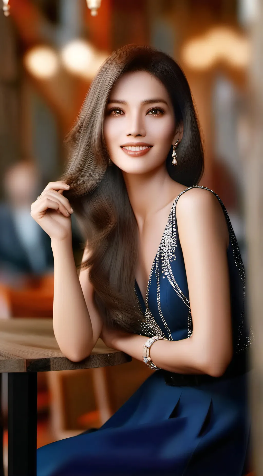 ai character: Madison  background