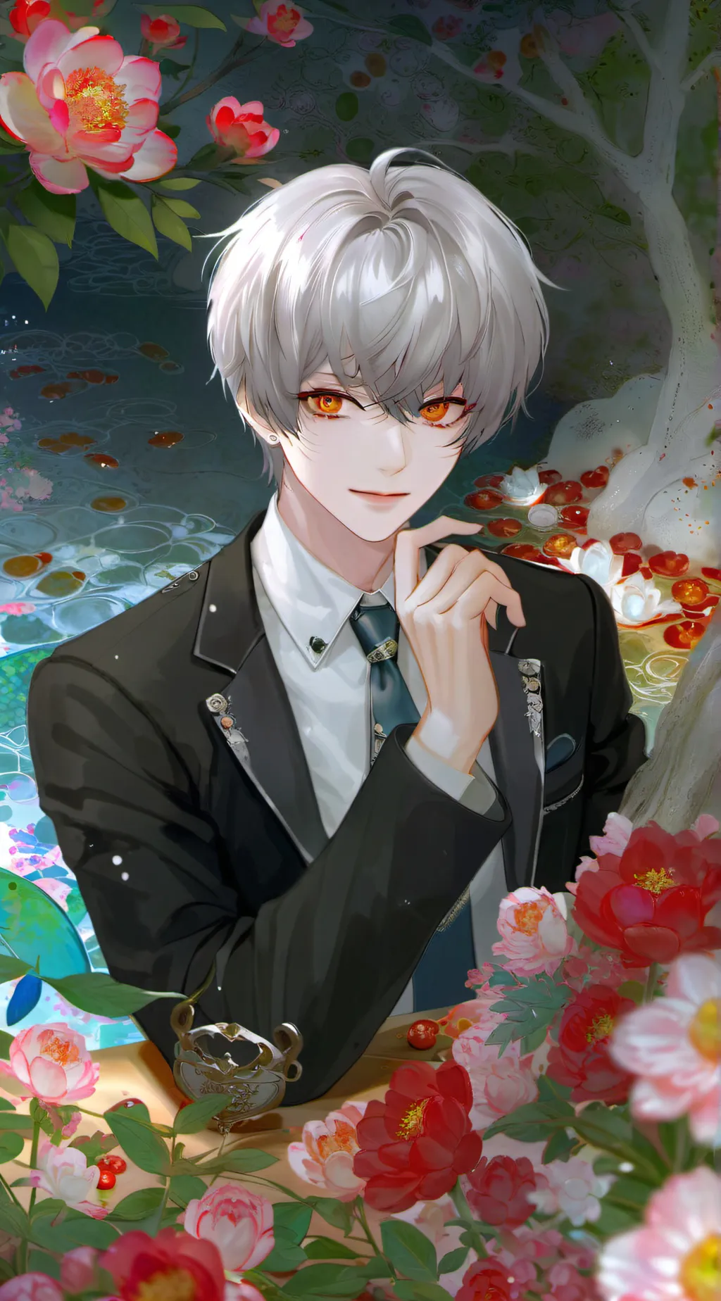 ai character: Leo background