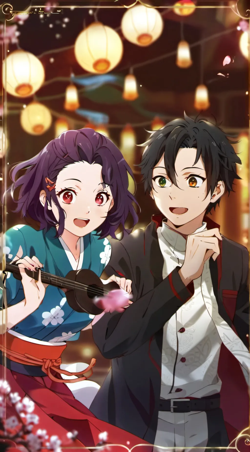 ai character: DEMON SLAYER background