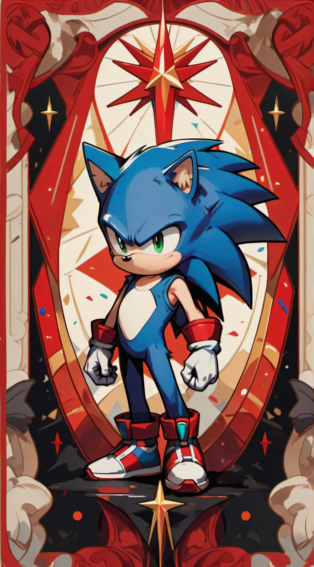 ai character: Sonic Movie 2  background