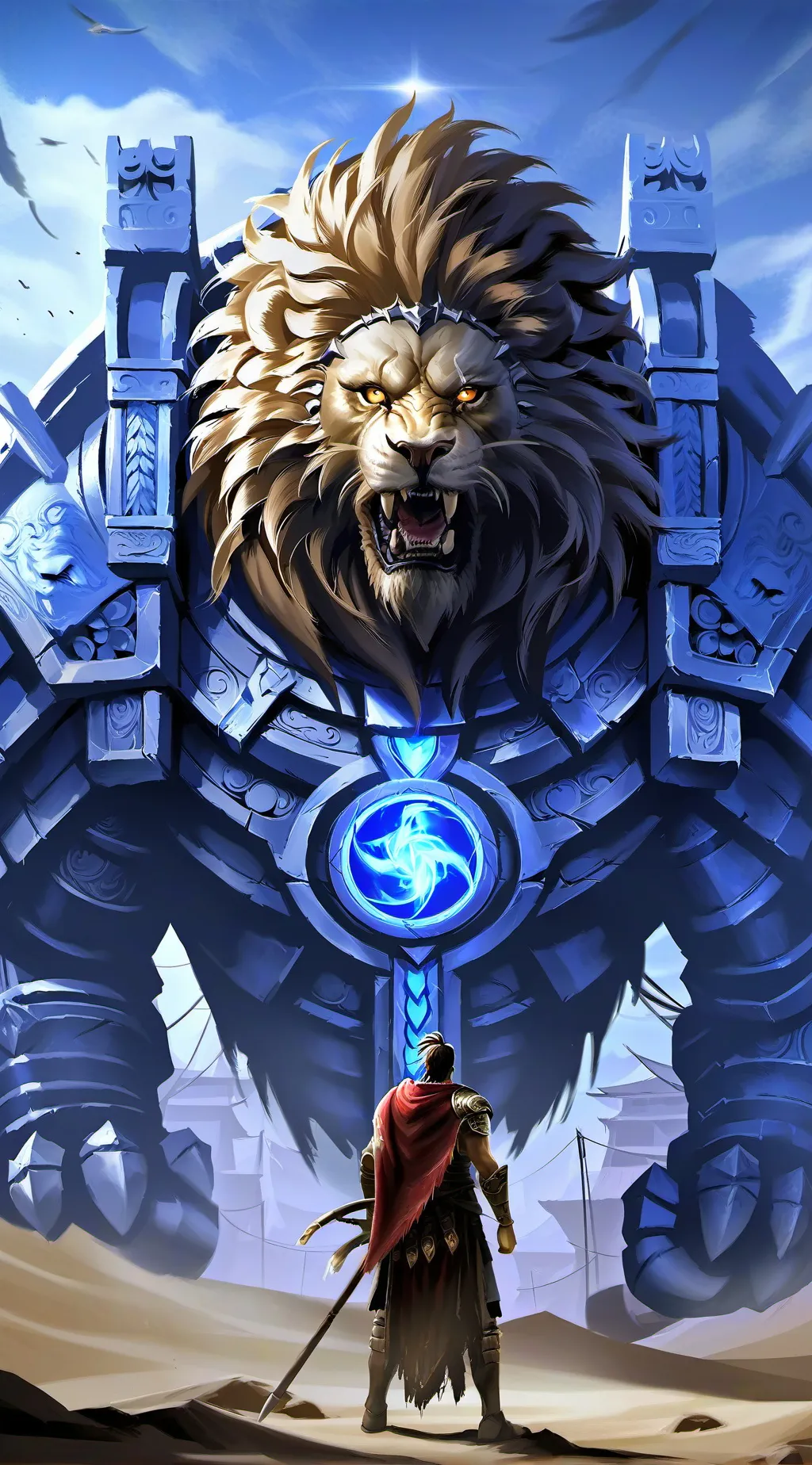 ai character: Leo background