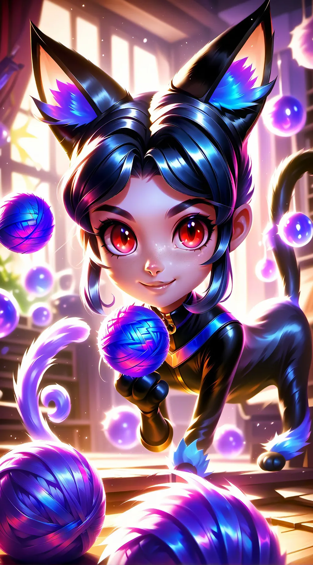 ai character: Black Pantherino background