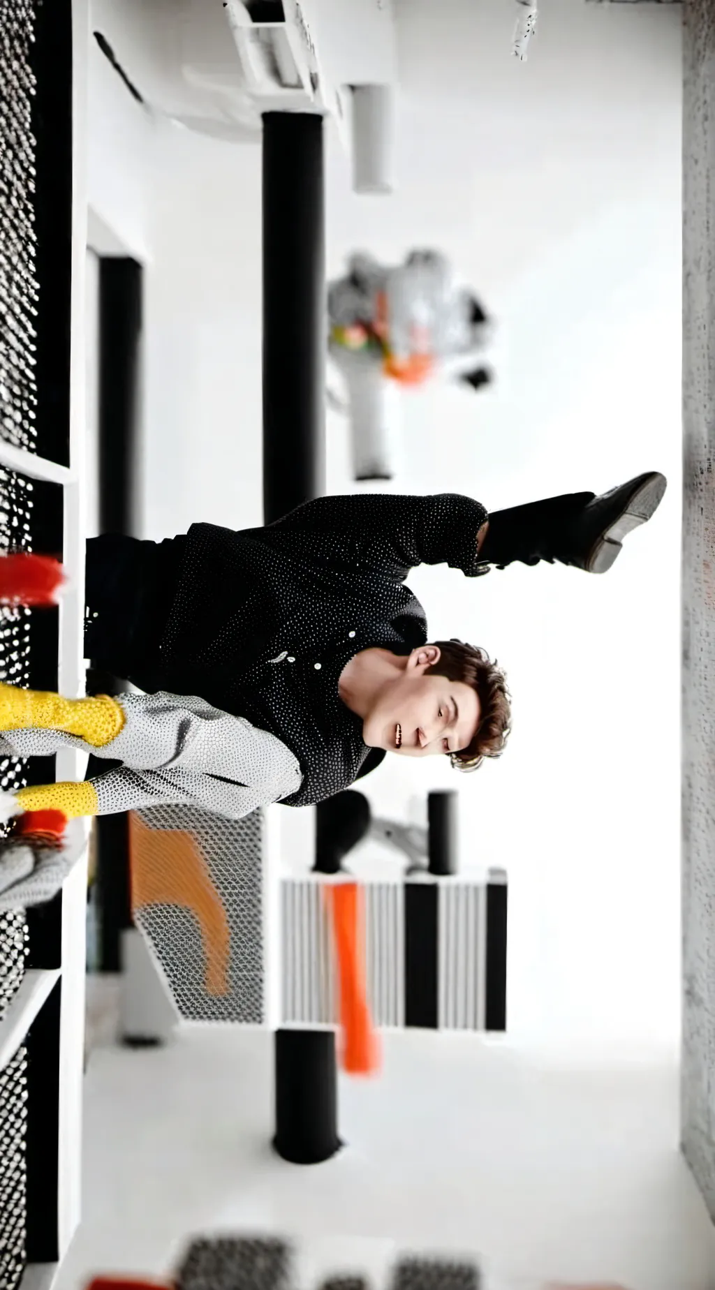 ai character: Freak face￼ background