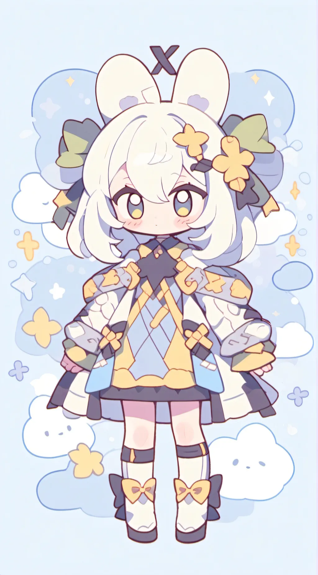 ai character: ✨💛X (bfb)💛✨ background