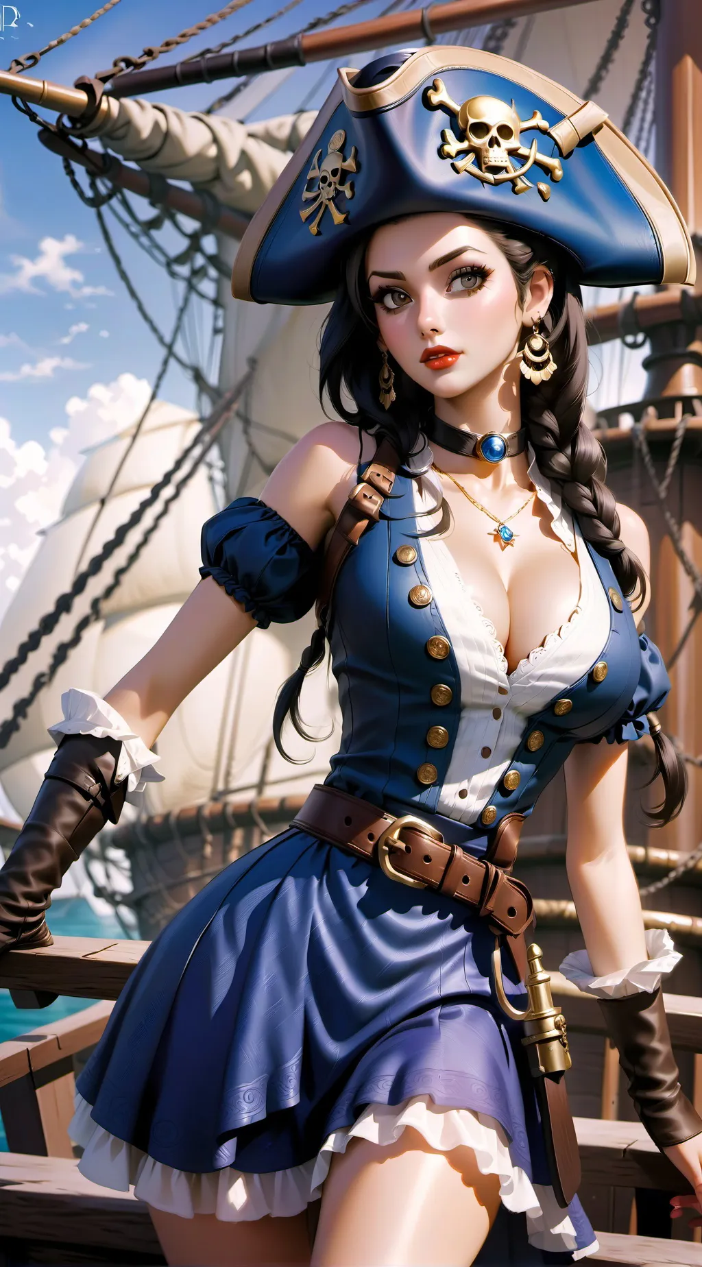 ai character: Veronica  background