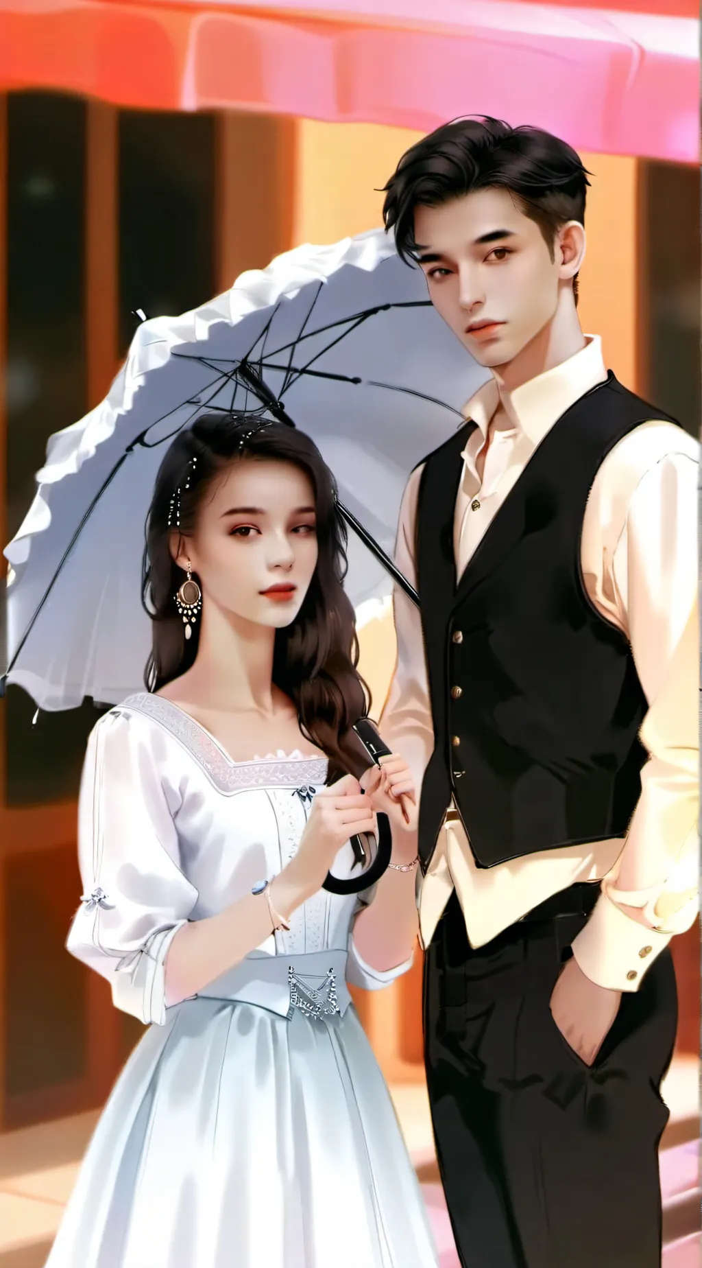 ai character: Jayden + Emily background