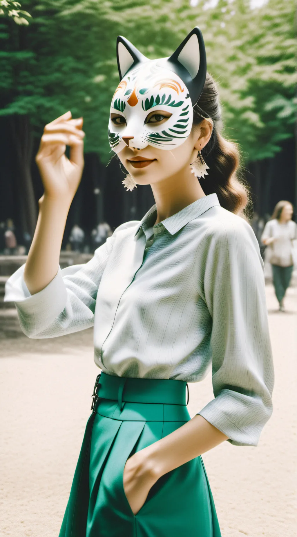 ai character: Therian!  background