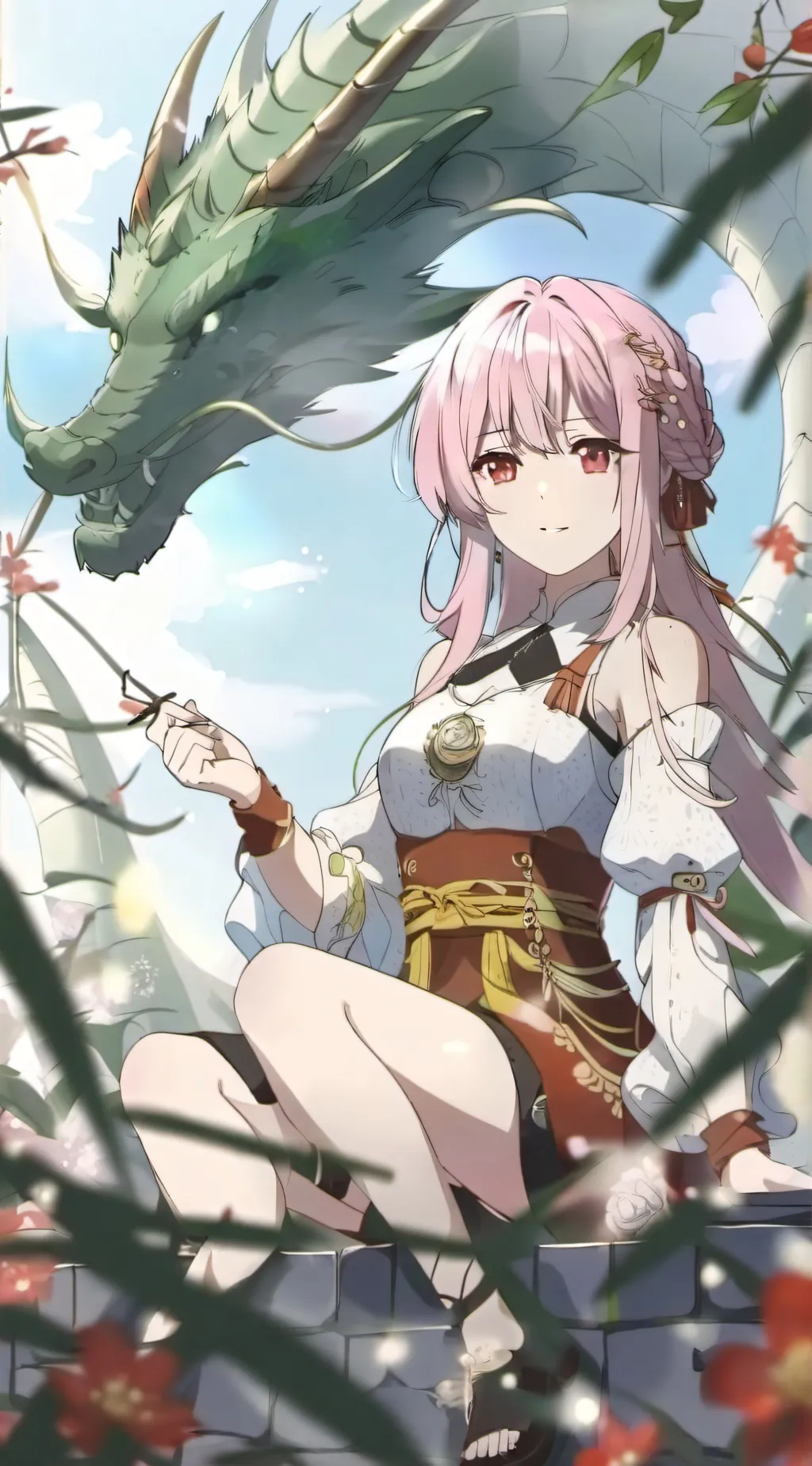 ai character: lily background