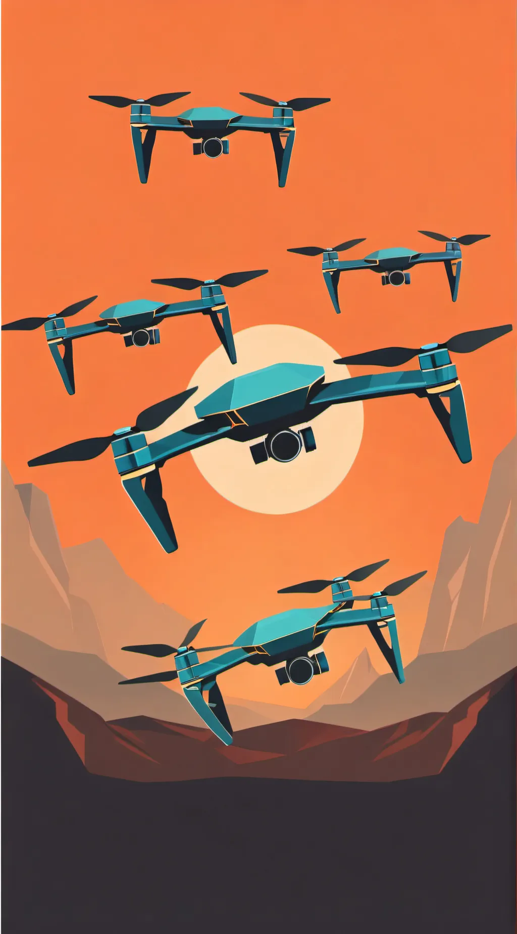 ai character: murder drones  background