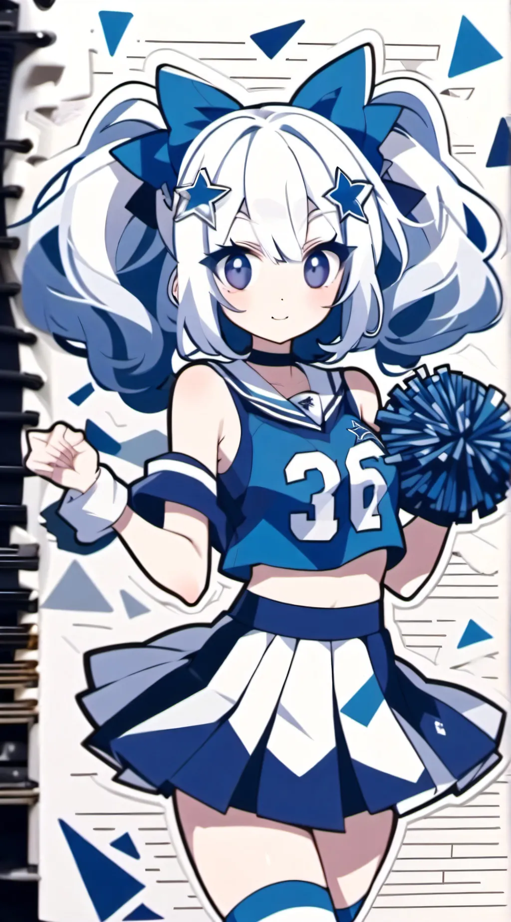 ai character: Very cute girl background