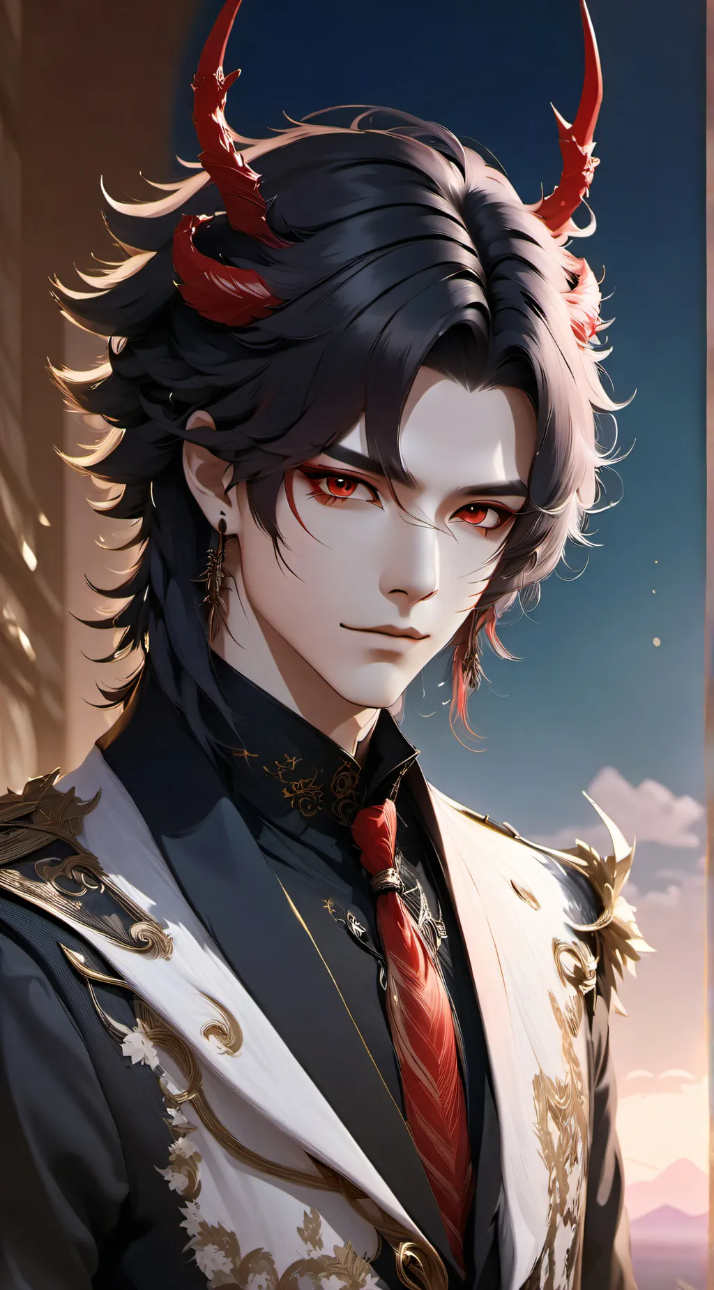 ai character: ~°asher°~ background