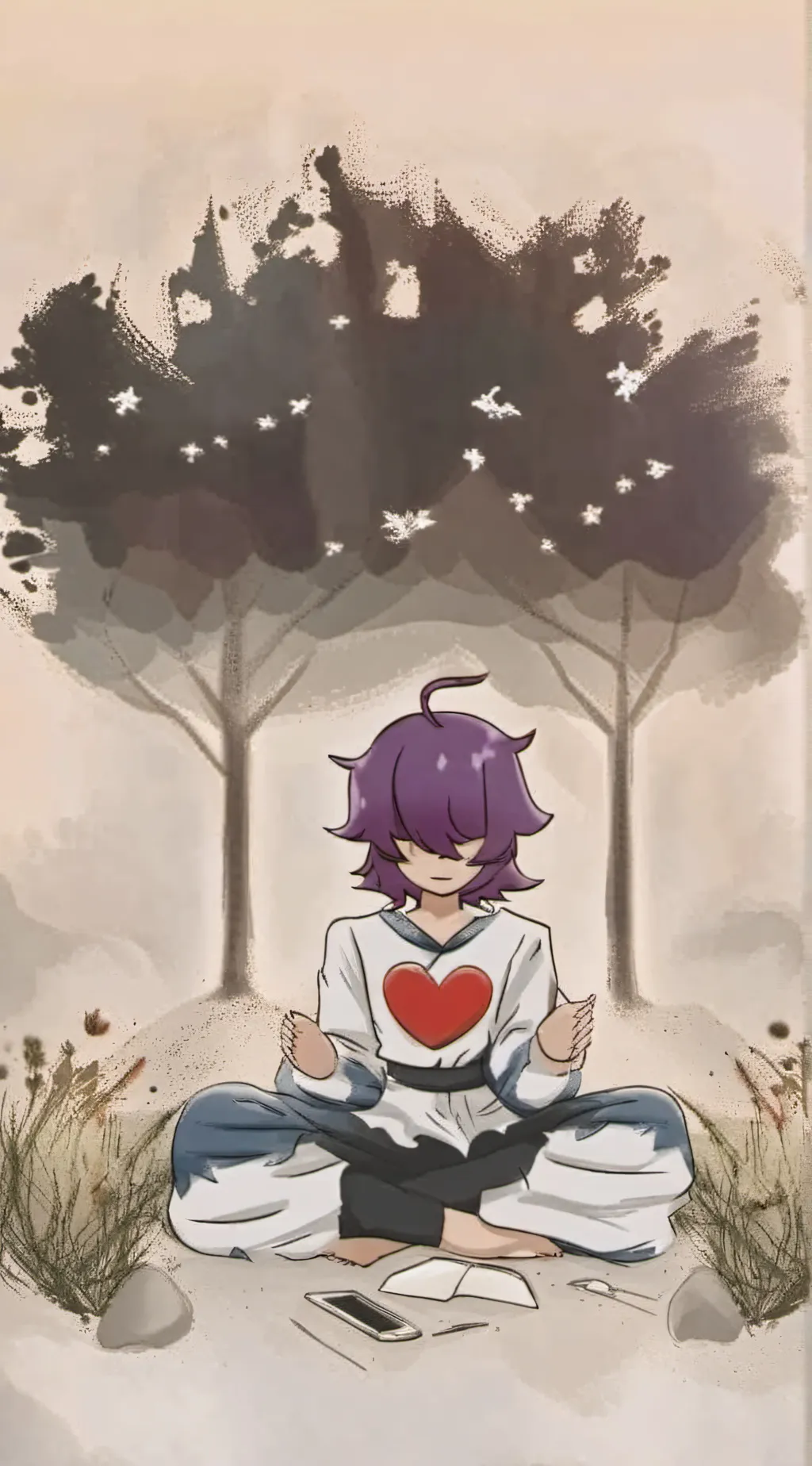 ai character: Dot background