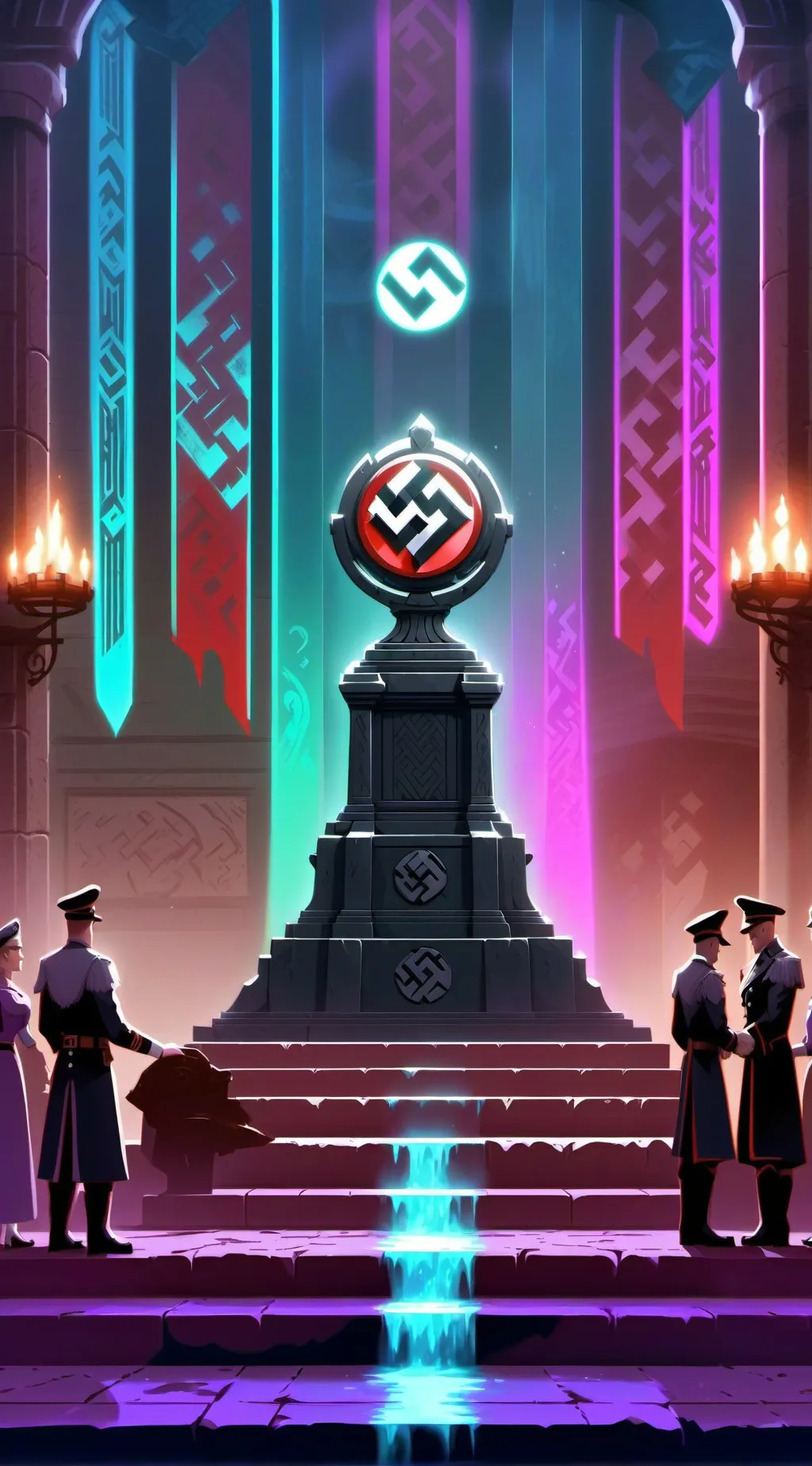 ai character: Germany ww2  background