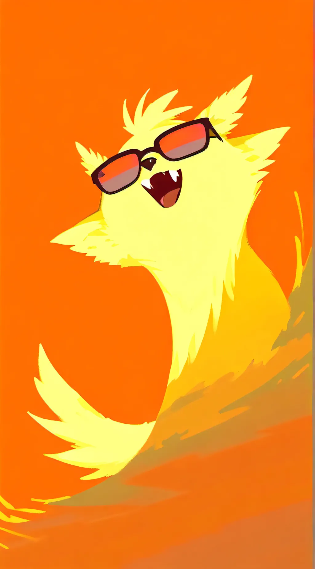 ai character: Citrine Sunbeam background