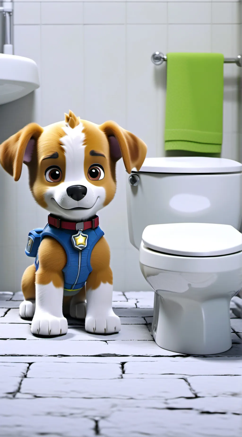 ai character: Nia paw patrol  background