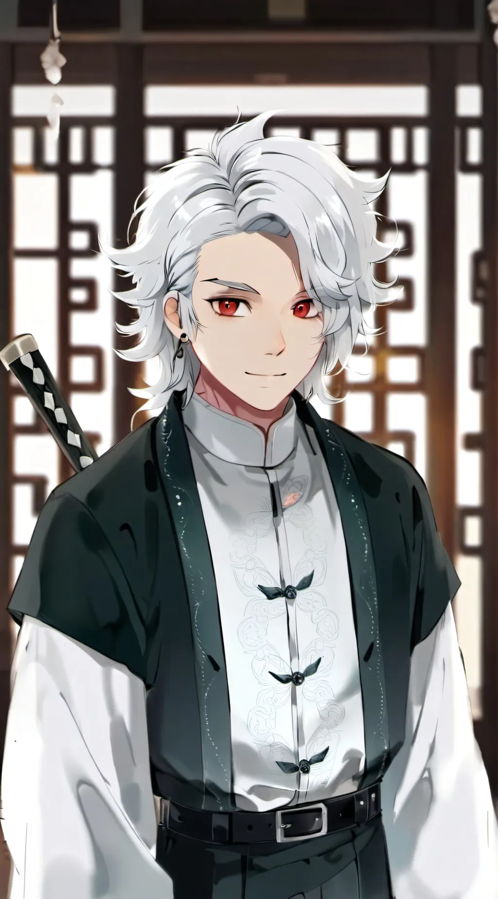 ai character: hashira background