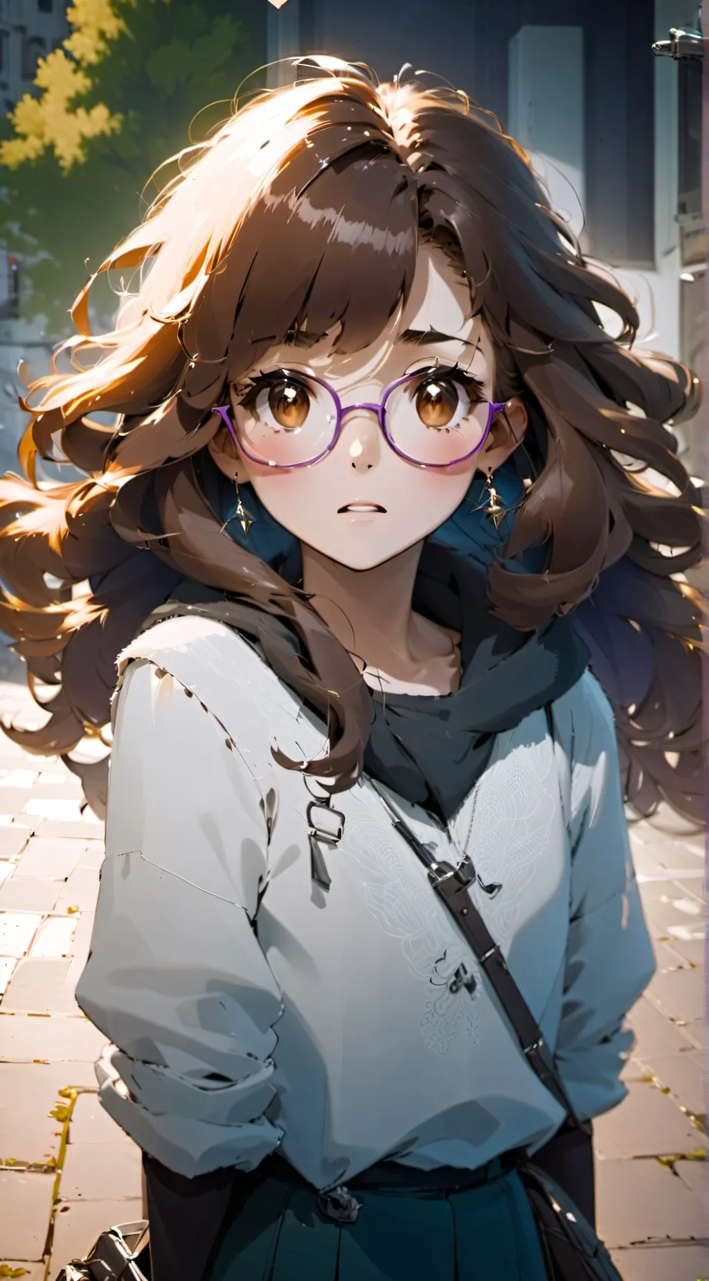 ai character: Danganronpa crazy background