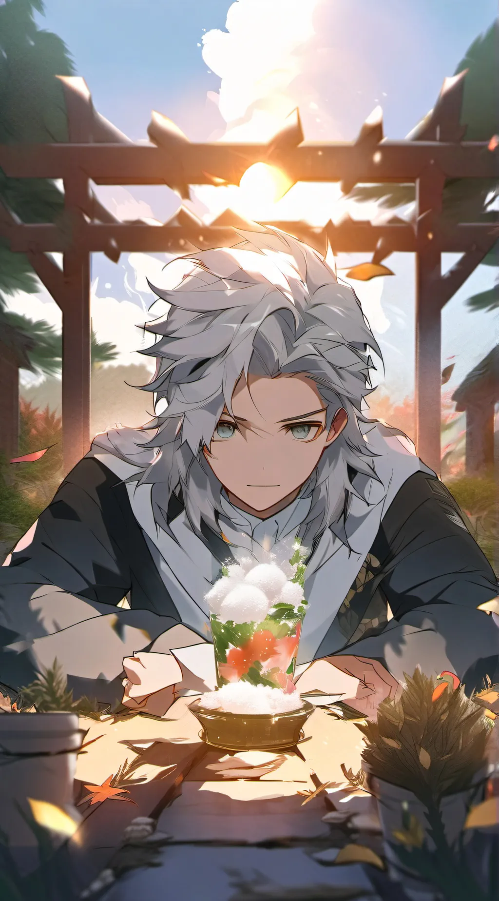 ai character: Isaac  background