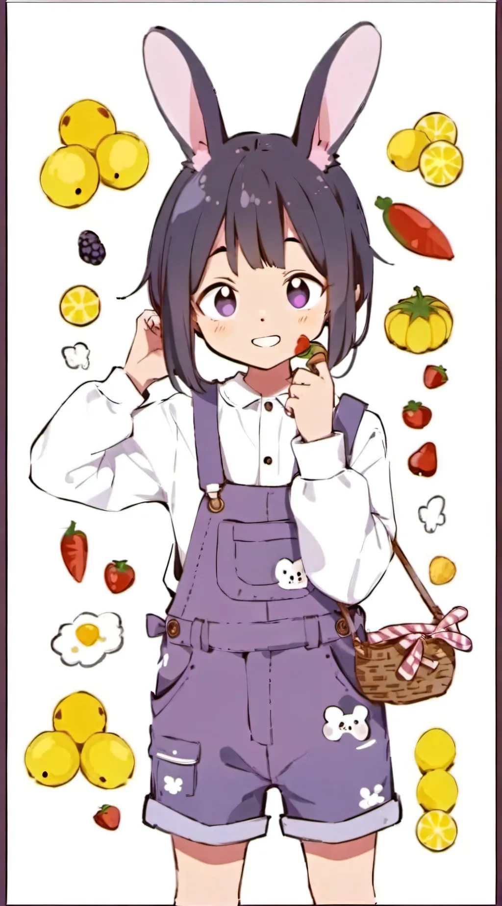 ai character: Ebony background