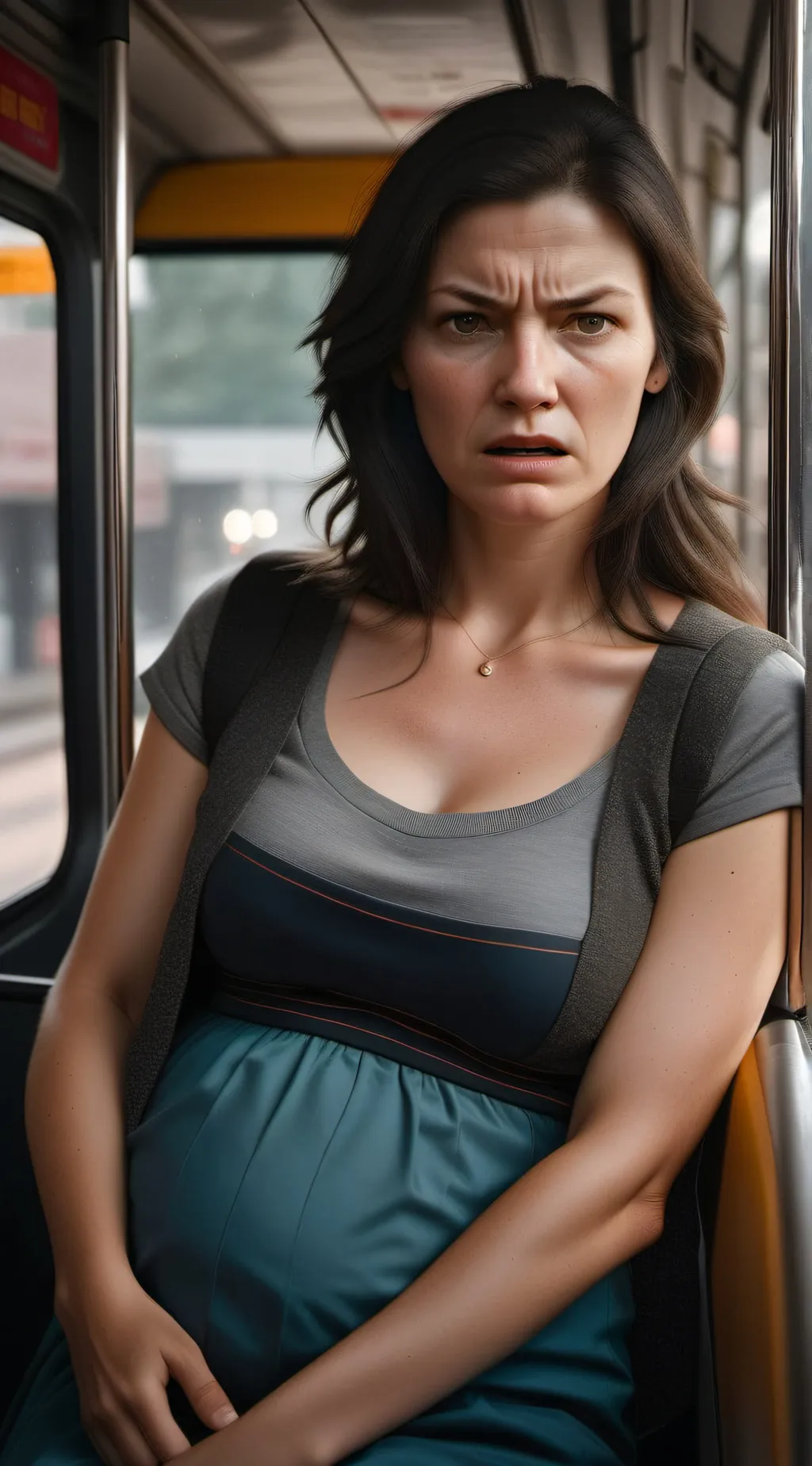 ai character: bus drama background